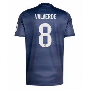 Lacne Muži Futbalové dres Real Madrid Federico Valverde #8 2025-26 Krátky Rukáv - Preč